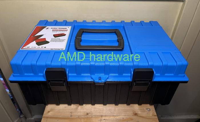 Gambar TOOL BOX PLASTIK 17" & 16" TOOLBOX KIT SET KOTAK PERALATAN PERKAKAS 14 - UKURAN 16 inchi dari AMD hardware undefined Tokopedia