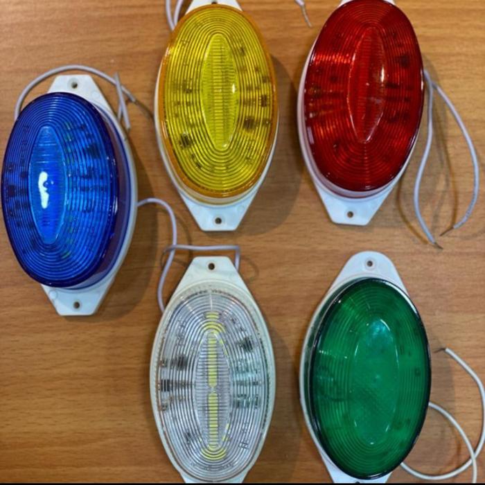 Gambar lampu led blitz kelap kelip led stobo led blits led outdoor flash - TEMPEL OVAL, PUTIH dari starlight.electric undefined Tokopedia