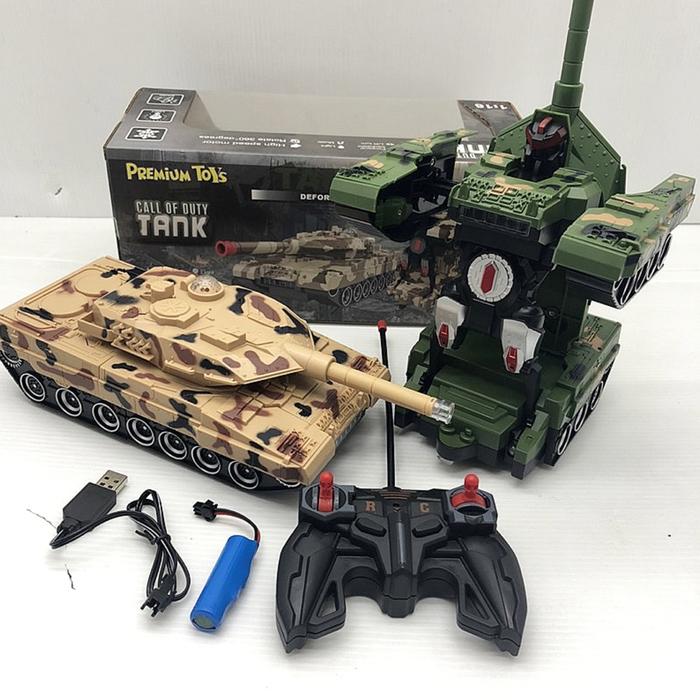 Gambar RC War Tank Leopard Remote Control 9993 - Mobil Remot Panser Tembak - Tank Robot dari A.R.A.F.A undefined Tokopedia