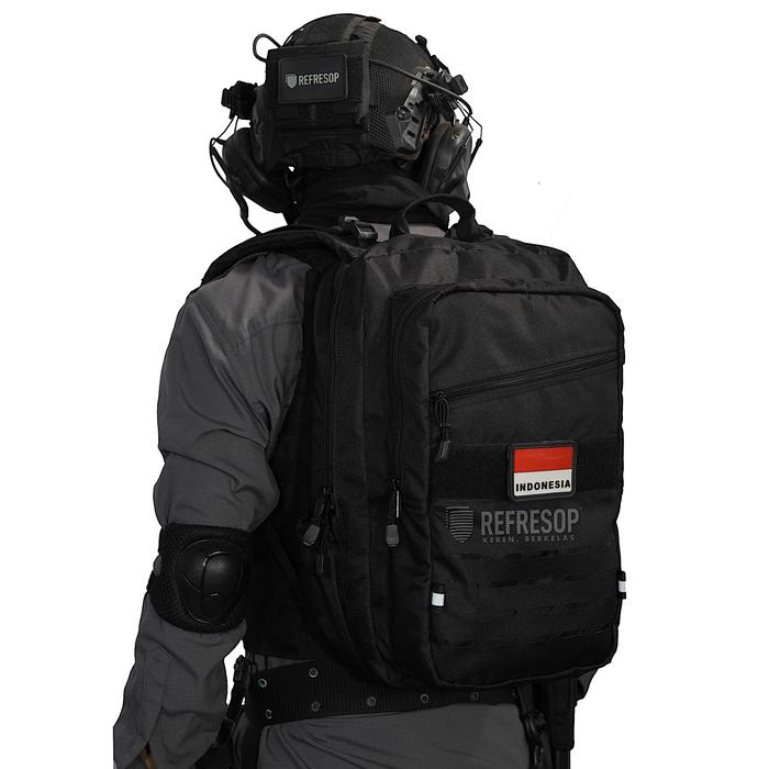 Gambar Original PX703 Tas Ransel Army Tactical REFRESOP - Hitam dari Refreshop undefined Tokopedia