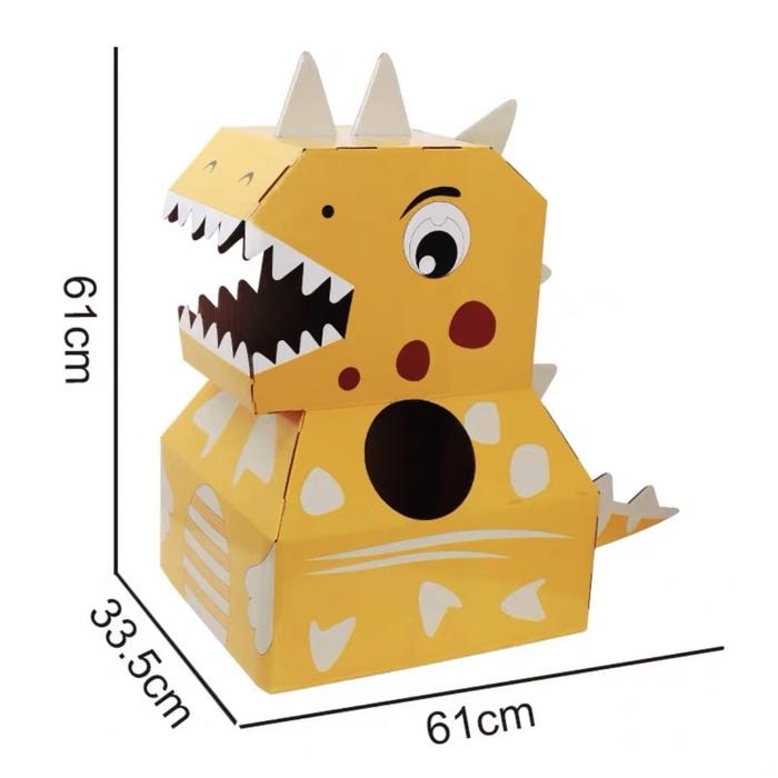 Gambar Lilbio diy board costume - diy kostum anak - prakarya anak - Yellow Dino dari Lilbil Toys 2 undefined Tokopedia