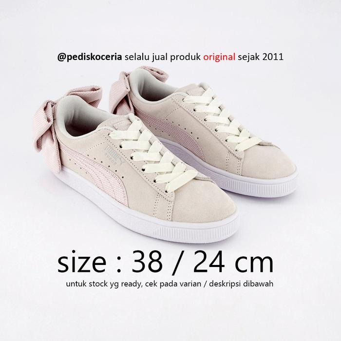 puma suede bow hexamesh