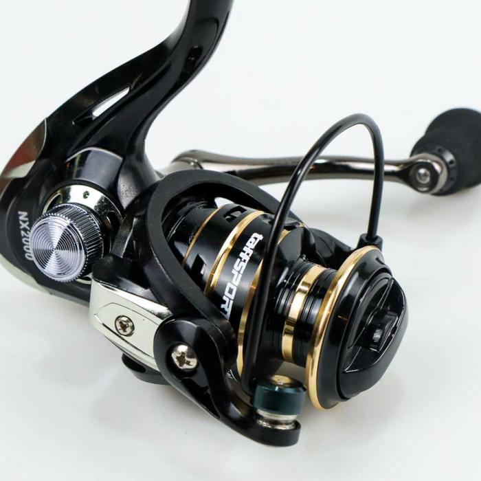 Gambar NX2000 Series Metal Reel Pancing Spinning Fishing Reel 5.21 Hitam dari InnovativeTools undefined Tokopedia