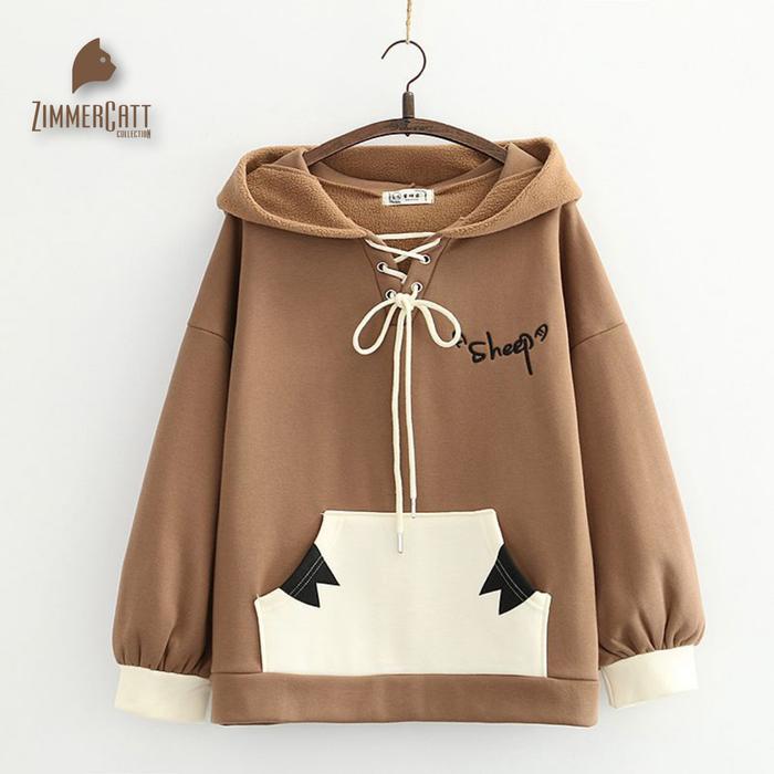 Gambar Lil Shepard | Jaket Sweater Hoodie Wanita Lucu | ZimmerCatt - Moka, M dari ZimmerCatt Collection undefined Tokopedia