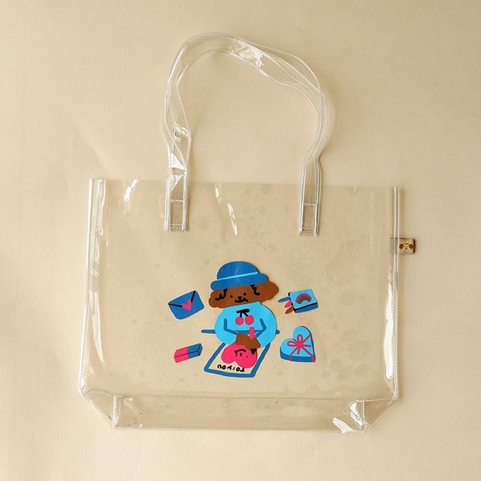 Gambar Tas PVC Transparan Tas Bahu PVC Totebag Plastik PVC Totebag Mika - Drawing dari SuryaSadaya undefined Tokopedia
