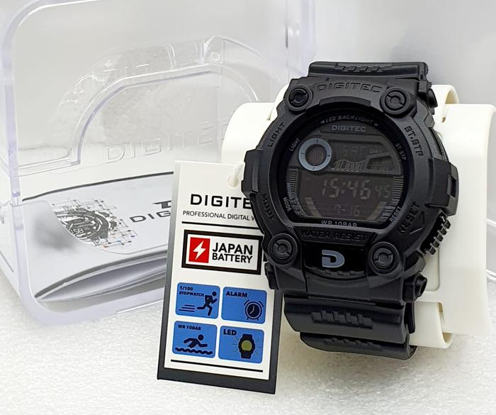 Gambar Jam Tangan Sport Digitec 5900 Digital Anti AIr Water Resist Original - Black Full dari Digitec Official Watch undefined Tokopedia