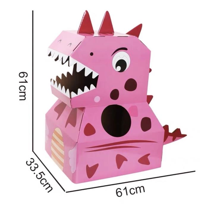 Gambar Lilbio diy board costume - diy kostum anak - prakarya anak - Pink Dino dari Lilbil Toys 2 undefined Tokopedia