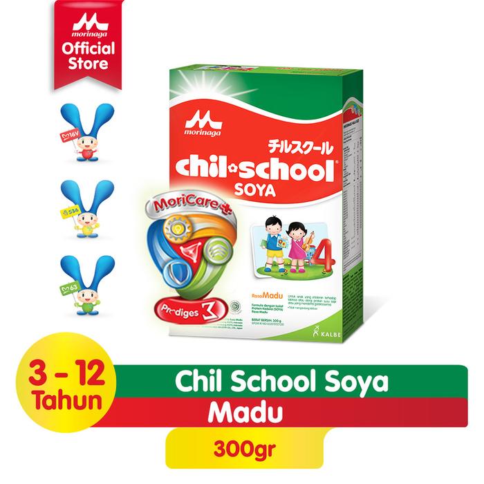 Gambar Chil School 4 Soya Susu Pertumbuhan Anak 3-12 Tahun Madu 300gr dari Day Use undefined Tokopedia