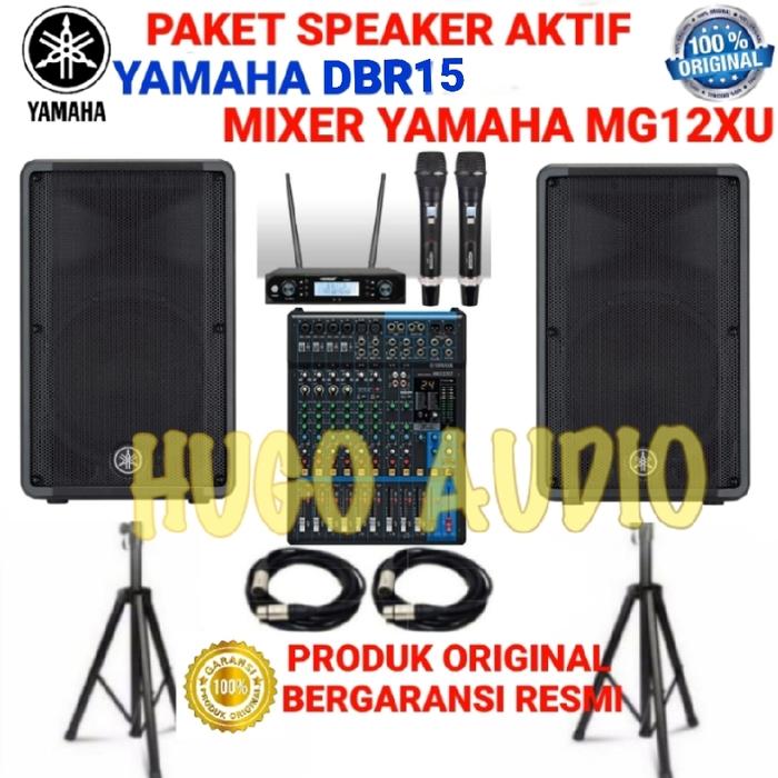 Jual PAKET SOUND SYSTEM YAMAHA DBR15 DBR 15 + YAMAHA MG12XU ORIGINAL ...