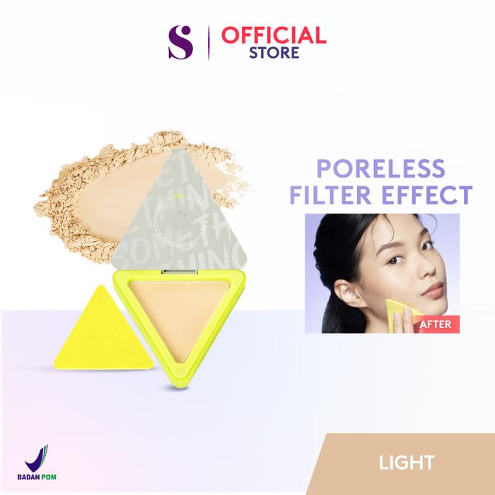 Gambar SOMETHINC DNA Airbrush Breathable Powder Foundation - Bedak Padat - Light dari Somethinc undefined Tokopedia