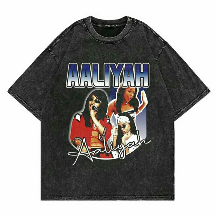 Aaliyah 2001 Bootleg Tribute Rap Tee /XL