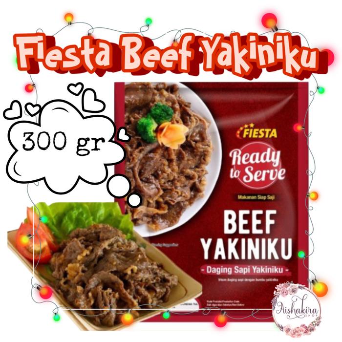 Gambar Fiesta Ready to Serve Beef Yakiniku 300gr dari Aishakira Online undefined Tokopedia