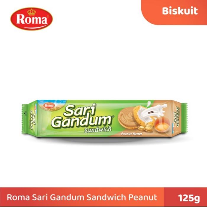 Gambar Roma Sari Gandum Peanut 115 Gr BISKUIT KACANG dari Berkatmart01 undefined Tokopedia