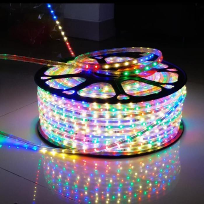 Gambar Lampu selang RGB warna warni 100m 100 m 100meter 100 meter - 3528 RGB 100M dari starlight.electric undefined Tokopedia