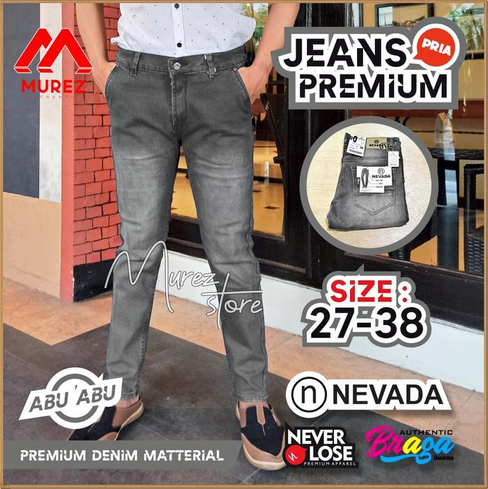 Gambar CELANA JEANS PANJANG PRIA ABU - ABU MURAH TERLARIS COD BAYAR DI TEMPAT - Abu-abu, 32 dari MUREZ STORE undefined Tokopedia