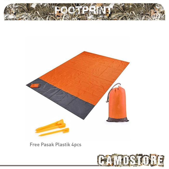 Gambar Footprint Alas Tenda Ultralight Camping Waterproof 140x200cm - Biru Muda dari Camostore Makassar undefined 4 Tokopedia