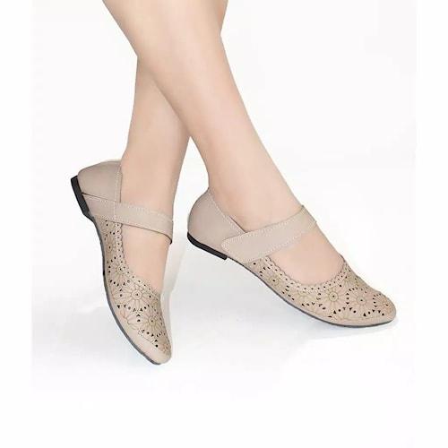 Jual Sandal Flat Shoes Wanita Simple Marun, 38 Bogor