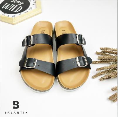 Gambar Sandal Sendal Selop Simpel Cewek Wanita Murah Balantik Ban 2 Series 2 - Hitam, 38 dari Balantik Official Store undefined Tokopedia