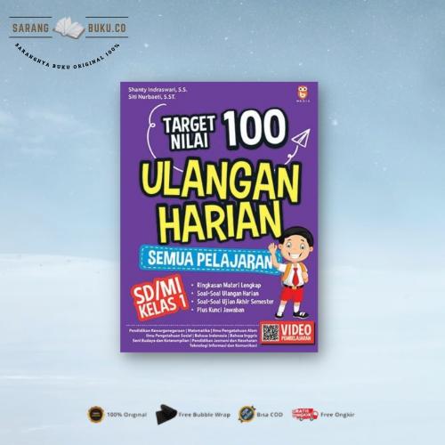 Gambar Target Nilai 100 Ulangan Harian Semua Pelajaran SD/MI Kelas1/2/3/4/5/6 - Kelas 1 dari Sarang Buku_NEW undefined Tokopedia
