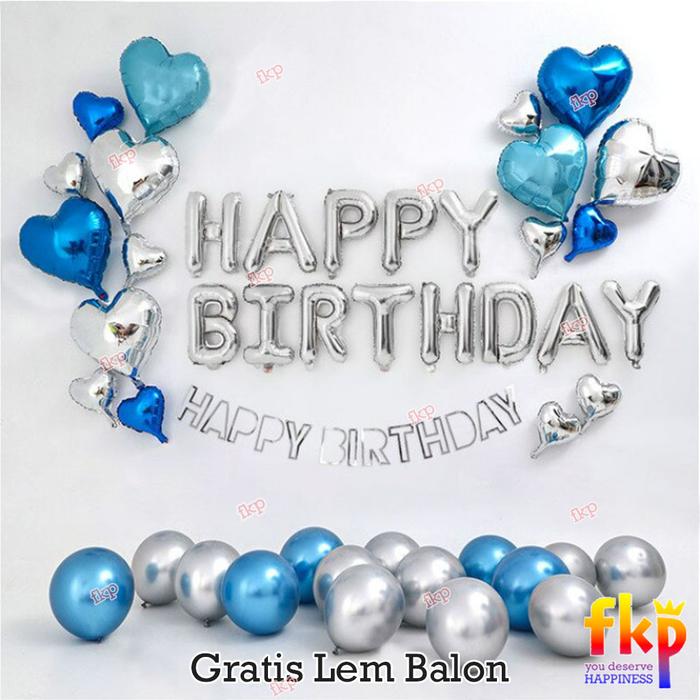 Gambar Dekorasi Ulang Tahun Keren Mengkilap / Ultah Dewasa Banner Bolong HBD - Shine 5 dari FKP Store undefined Tokopedia