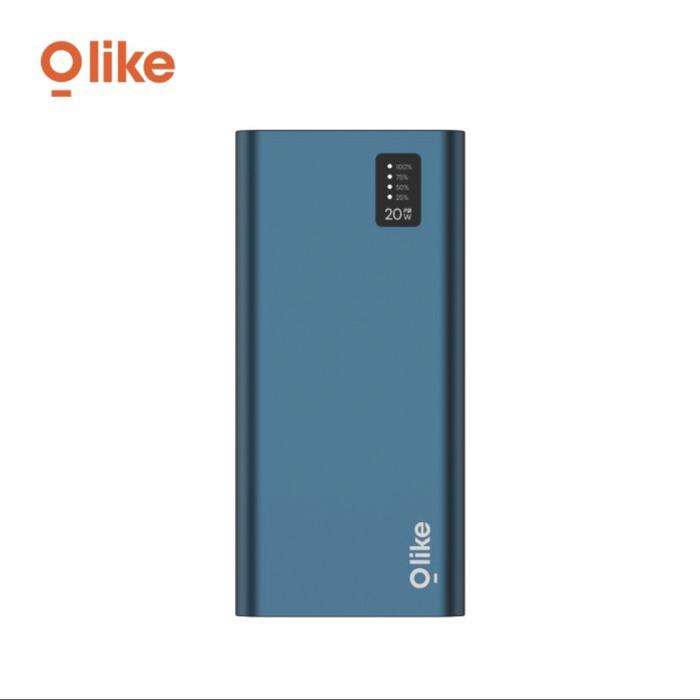 Gambar Olike P2 Power Bank 10000 mAH with LED 3A Fast Charging Type C PD + QC - Biru dari Click & Go Tokopedia undefined Tokopedia