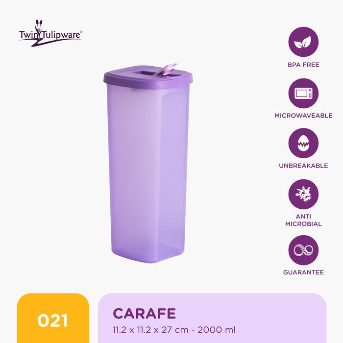 Gambar Carafe Twin Tulipware - Vio dari Twin Tulipware Indonesia undefined Tokopedia