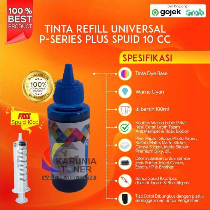 Gambar Tinta Dye 100ml For Printer Inkjet HP Smart Tank 610 - Merah dari CV Karunia Toner undefined 3 Tokopedia