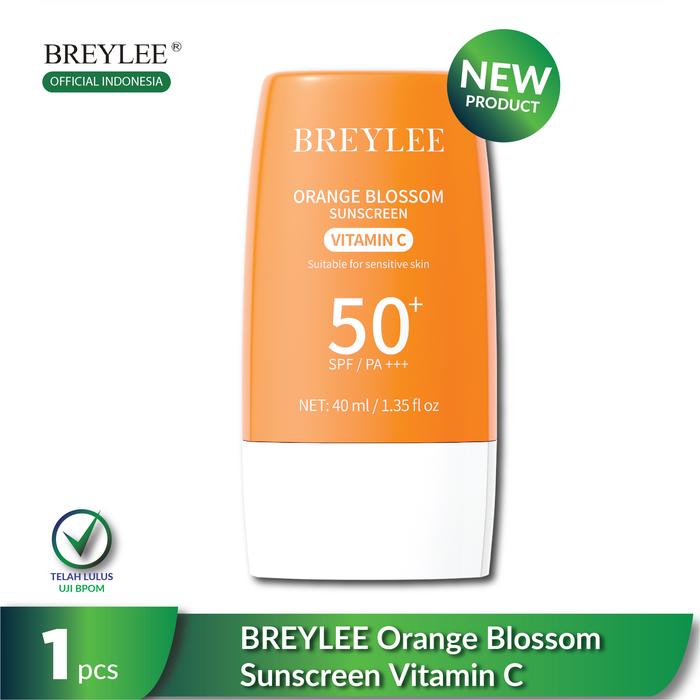 Gambar BREYLEE UV Sunscreen SPF 50+ - Krim Pelindung Wajah (40ml) - Orange Blossom dari BREYLEE.ID undefined Tokopedia