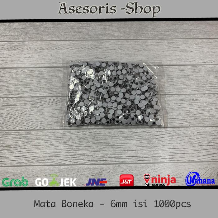 Gambar Mata Boneka | Mata Goyang Pak BESAR | Mata Boneka berbagai Ukuran - 6mm = 1000pcs dari Asesoris-shop undefined Tokopedia