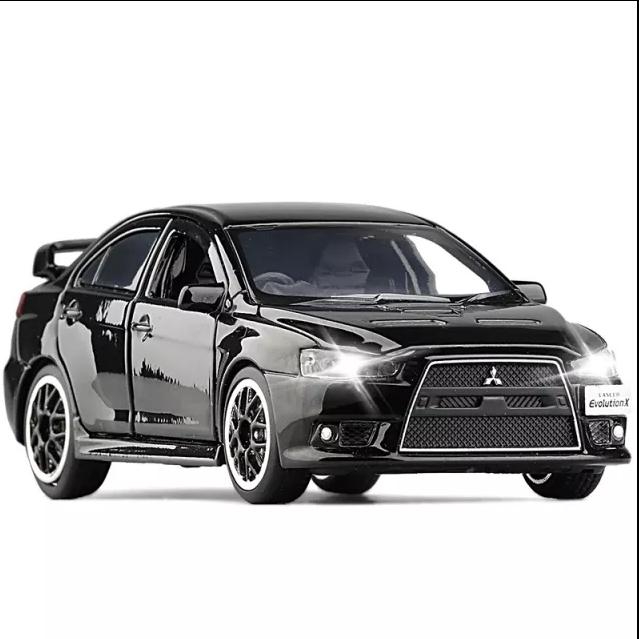 Gambar Diecast Mobil Miniatur Mitsubishi Lancer Evo X JDM Mobil Skala 1:32 - Hitam dari Primes id undefined Tokopedia
