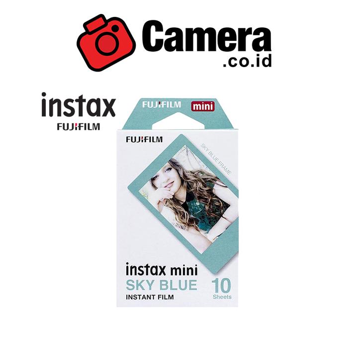 Gambar Fujifilm Instax Paper Single Pack /paper instax - Sky Blue Frame dari CAMERA CO ID undefined Tokopedia