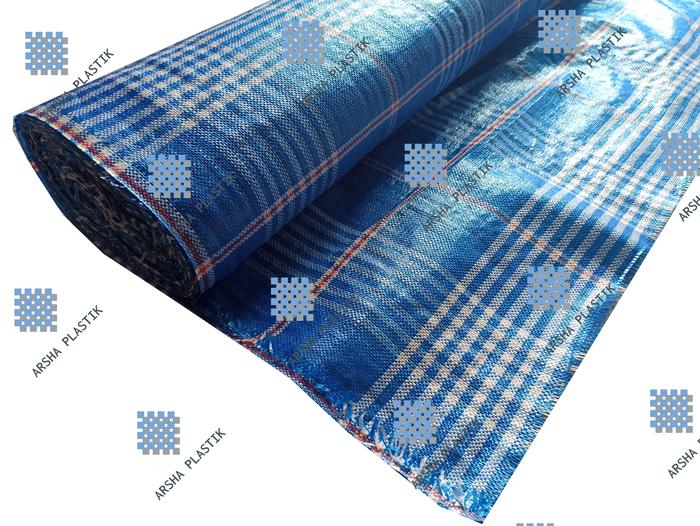 Gambar Karung/Bagor/Kampil Meteran Roll Panjang - Biru KW1, Roll dari Arsha Plastik undefined Tokopedia