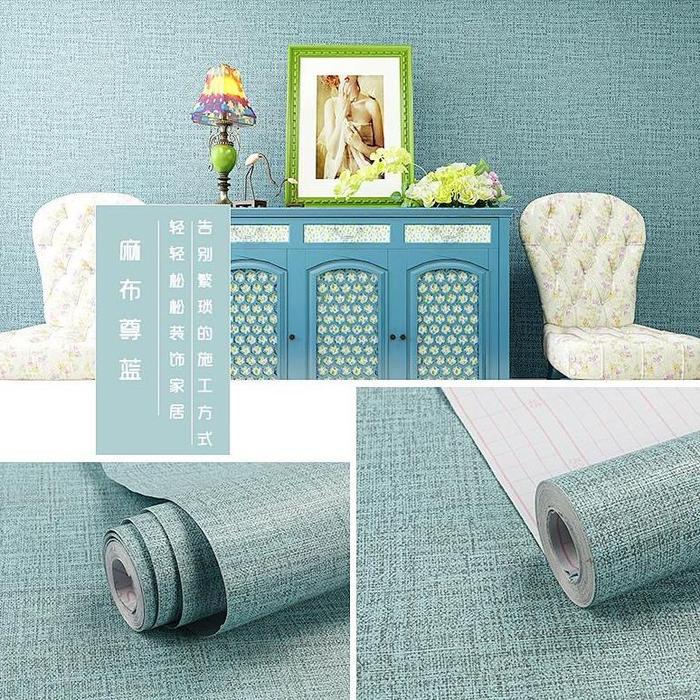 Gambar WALLPAPER DINDING Motif Polos Warna Tekstur Premium Putih Grey Abu - TEXTURE BIRU dari Tirto Langit undefined Tokopedia