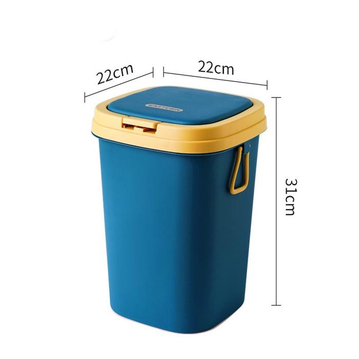 Gambar Halu Tempat Sampah Tertutup Kotak Sampah Ruang Tamu Tong Sampah HSB161 - 161 Besar Biru dari Halu Indonesia undefined Tokopedia