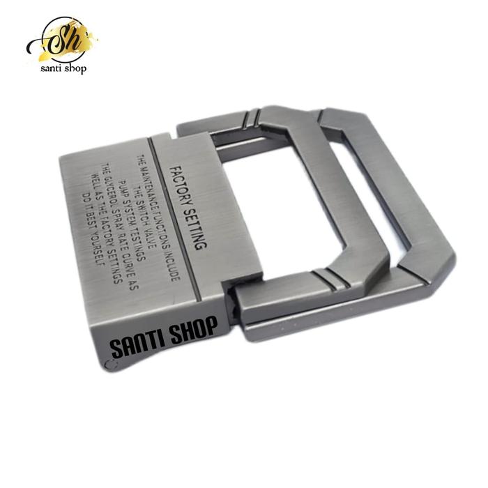 Gambar KEPALA GESPER SABUK CANVAS TACTICAL ARMY MILITARY Men Belt Black Kanvas - RING dari santi shop07 undefined Tokopedia