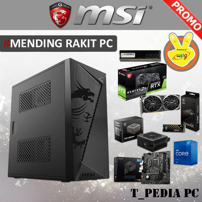 Pc Rakitan Pc Gaming Msi I7 Pc Rakitan Pc Gamer Core I7 Rtx 2060