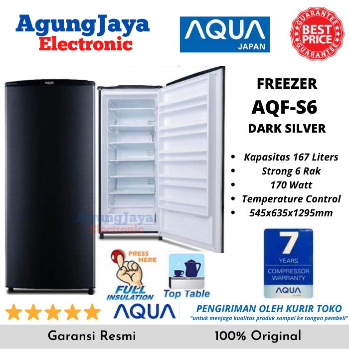Gambar KULKAS FREEZER AQUA AQF-S6 PEMBEKU ES 6 RAK 167 LITER (CILEGON SERANG) dari Agungjayacilegon undefined Tokopedia