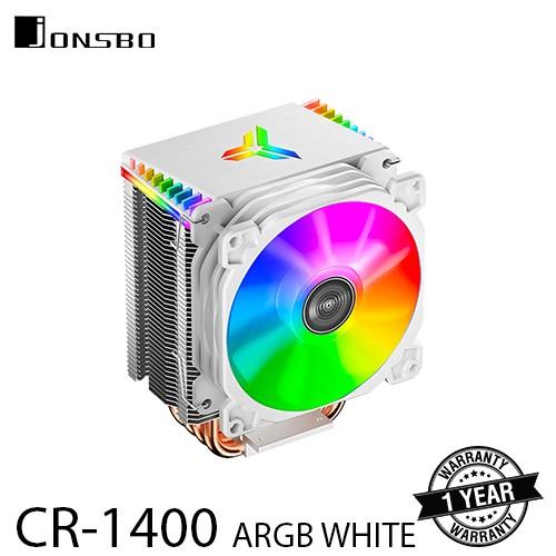 Gambar JONSBO CR-1400 ARGB CPU Fan Cooling / HSF Cooler RGB - Putih dari Daftar Harga Komputer undefined Tokopedia