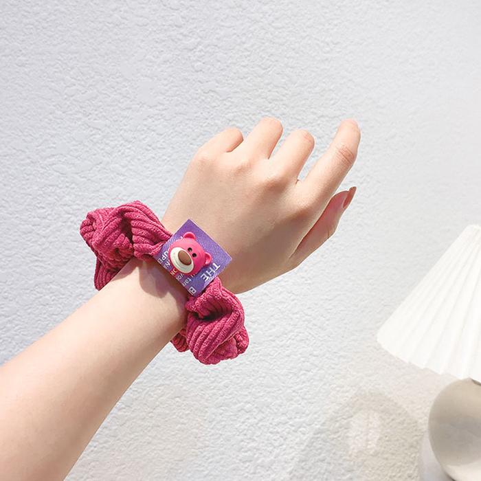 Gambar PINK CUTE TOY STORY CARTOON SCRUNCHIE LUCU KARET IKAT RAMBUT KAIN ANAK - B dari tata rambut undefined Tokopedia