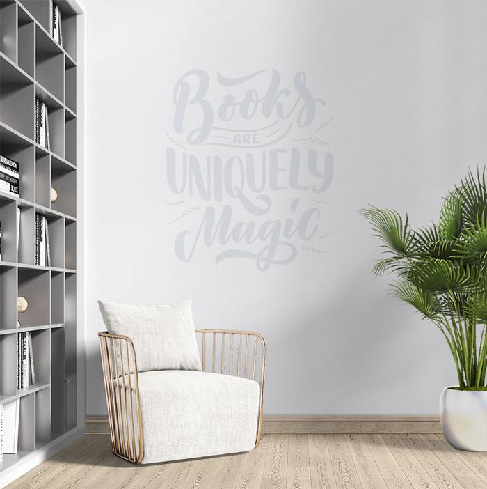 Gambar Cutting Sticker Ruangan Baca Buku QB-11 Stiker Dinding Kaca Wall - Pink, 29 x 35 cm dari Kios Sticker undefined 4 Tokopedia