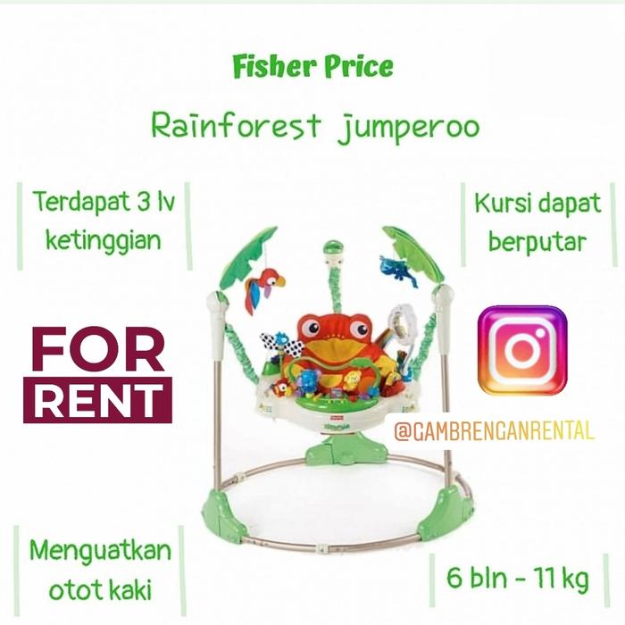 Price Rainforest Jumperoo Baby Bouncer Saltarin Bebe Fisher Price