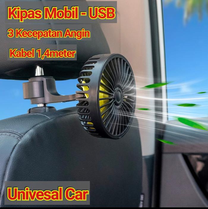 Gambar USB Car Natural Wind Rear Seat Car Usb Fan Kipas Angin Kursi Mobil dari univest.batam undefined Tokopedia