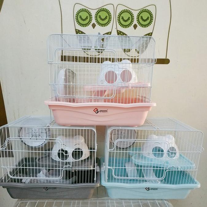 Gambar Dayang Kandang M0101 Hamster Cage Roborovski Winter White Campbel - Biru dari Hime Hammie undefined Tokopedia
