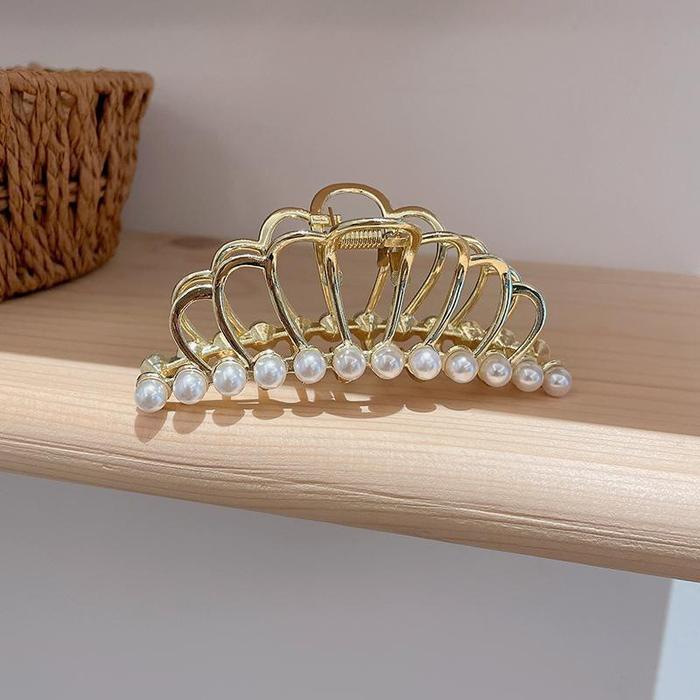Gambar Jepir rambut korea wanita jepit jedai besar mutiara motif baru import - JS4537# dari REDCERI FAMILY undefined Tokopedia