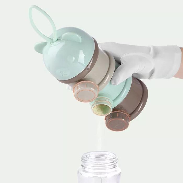 Gambar Container Susun Susu Bubuk Milk Powder dan Makanan Anak Bayi - Hijau 3 susun dari Royal Baby Station undefined Tokopedia