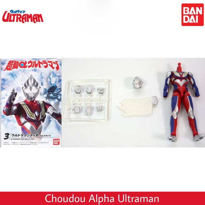 Gambar Bandai Ultramen Chodo Choudou Alpha Ultraman Tiga Multi Type - tanpa parts dari Merak Indah Store undefined Tokopedia