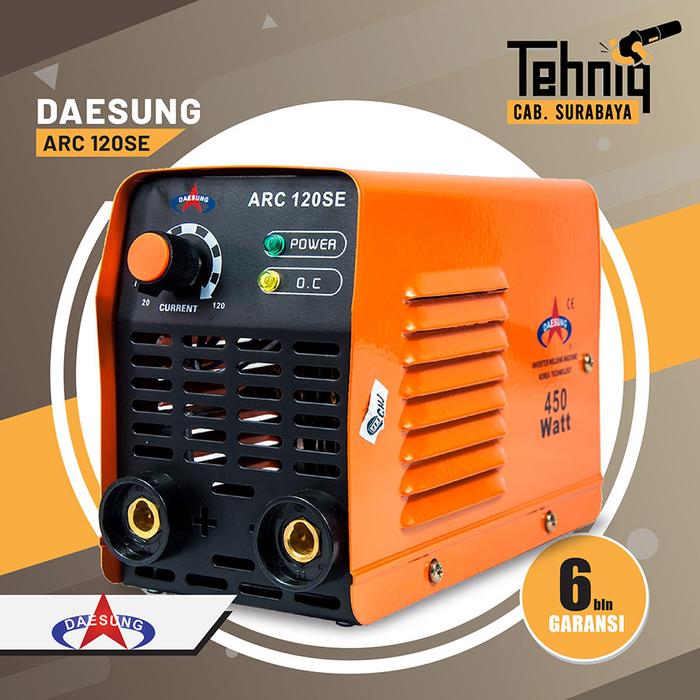 Gambar Mesin Las Listrik DAESUNG ARC 120 SE 450 Watt - ARC 120 dari Tehniq Surabaya undefined Tokopedia