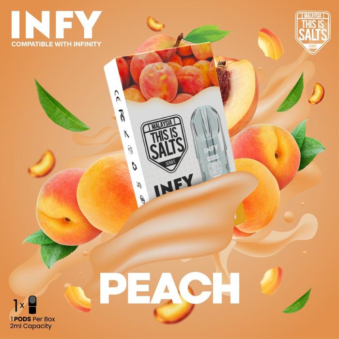 Gambar INFY BY THIS IS SALTS Closed System POD Vape Series - Pods Only - Peach dari INFY BY THIS IS SALTS OFFICIAL STORE undefined Tokopedia