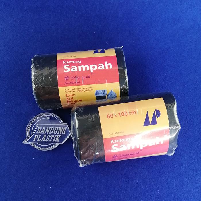 Gambar Plastik Sampah Gulung HD / trash bag 60x100 / kantong sampah rol - Hitam dari Bandung Plastik undefined Tokopedia