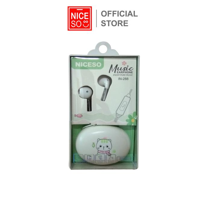 Gambar NICESO Official Handsfree / Earphone 288 - Putih dari NICESO Official Shop undefined Tokopedia
